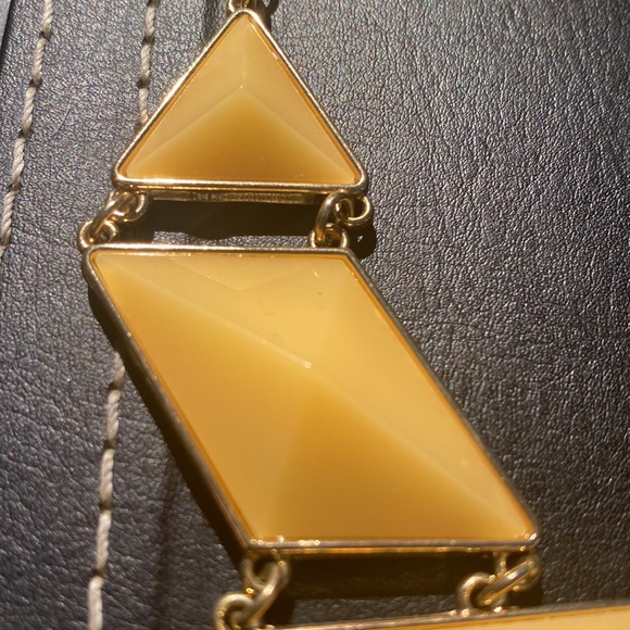 FREE WITH PURCHASE Peach Triangle Necklace - Picture 4 of 4